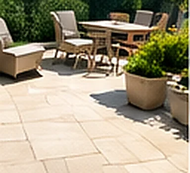 Illustration de terrasse après nettoyage